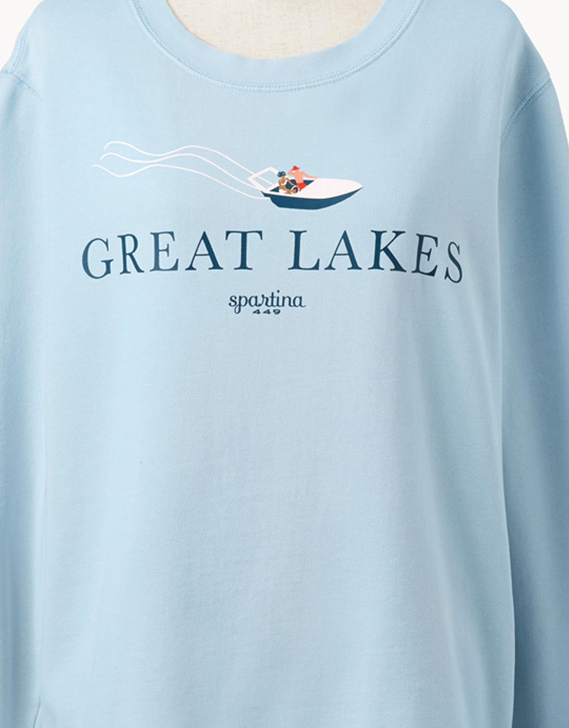  Great Lakes Sweatshirt Mint Speedboat