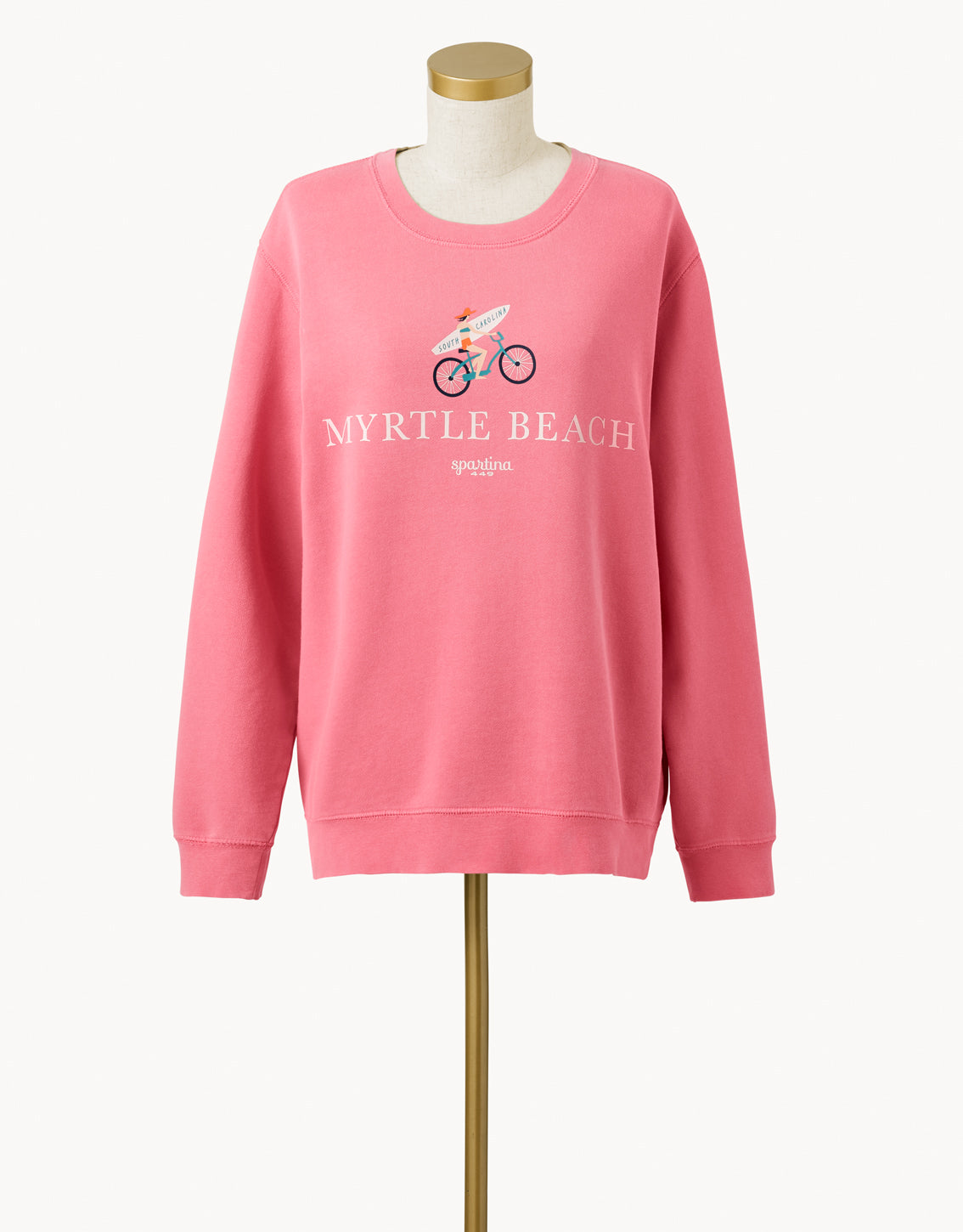  Myrtle Beach Pink Bicycle Sweatshirt