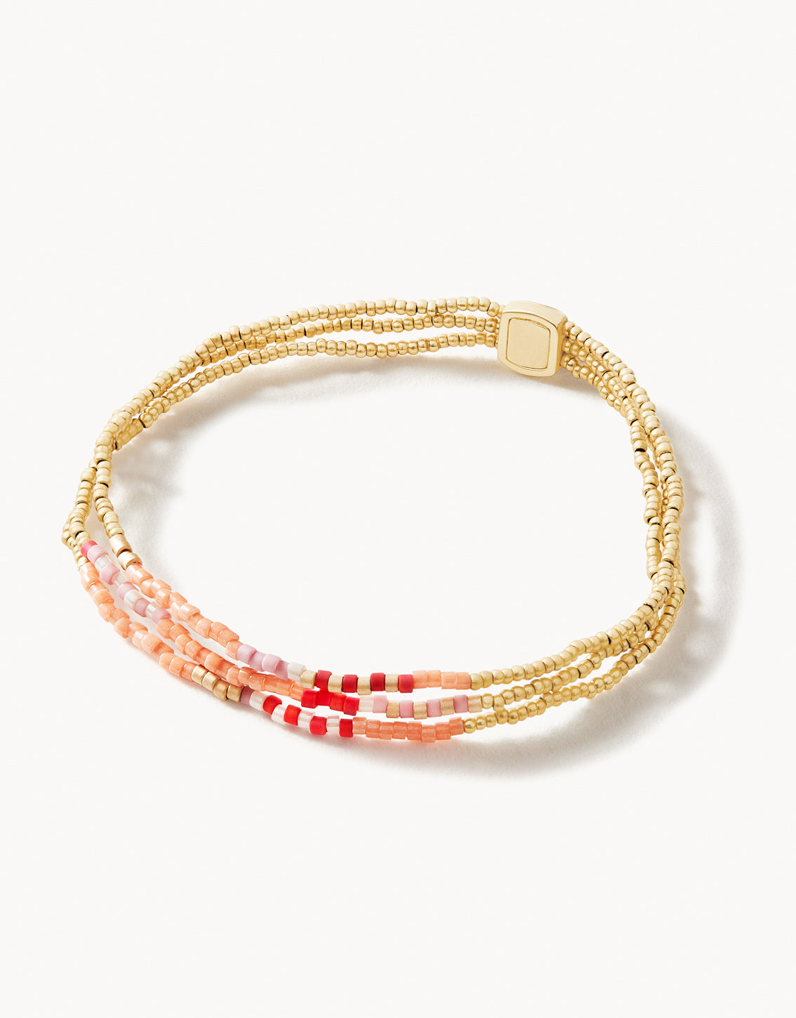  Triple Bitty Bead Stretch Bracelet