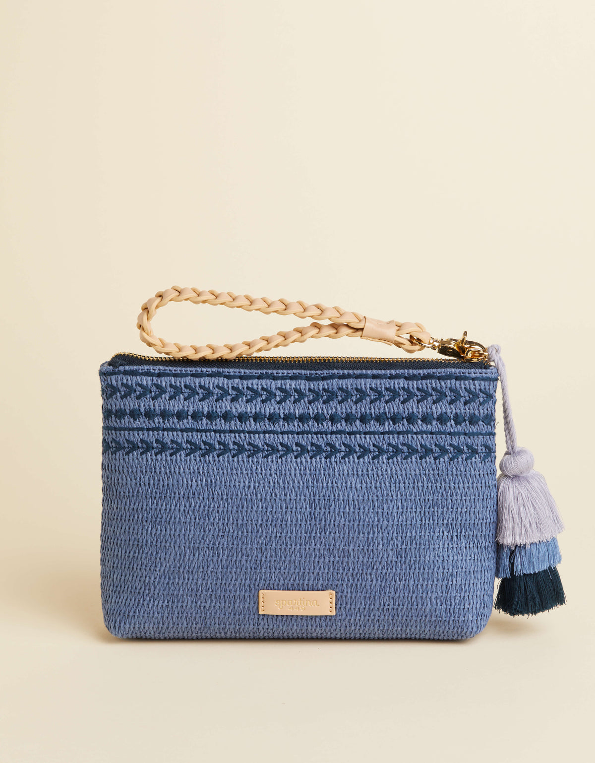  Maci Wristlet Ogeechee Blue Palm