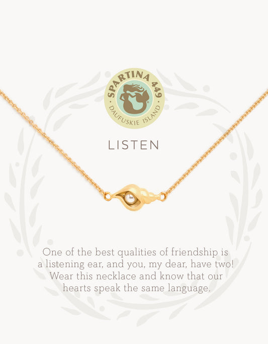  Sea La Vie Listen Necklace