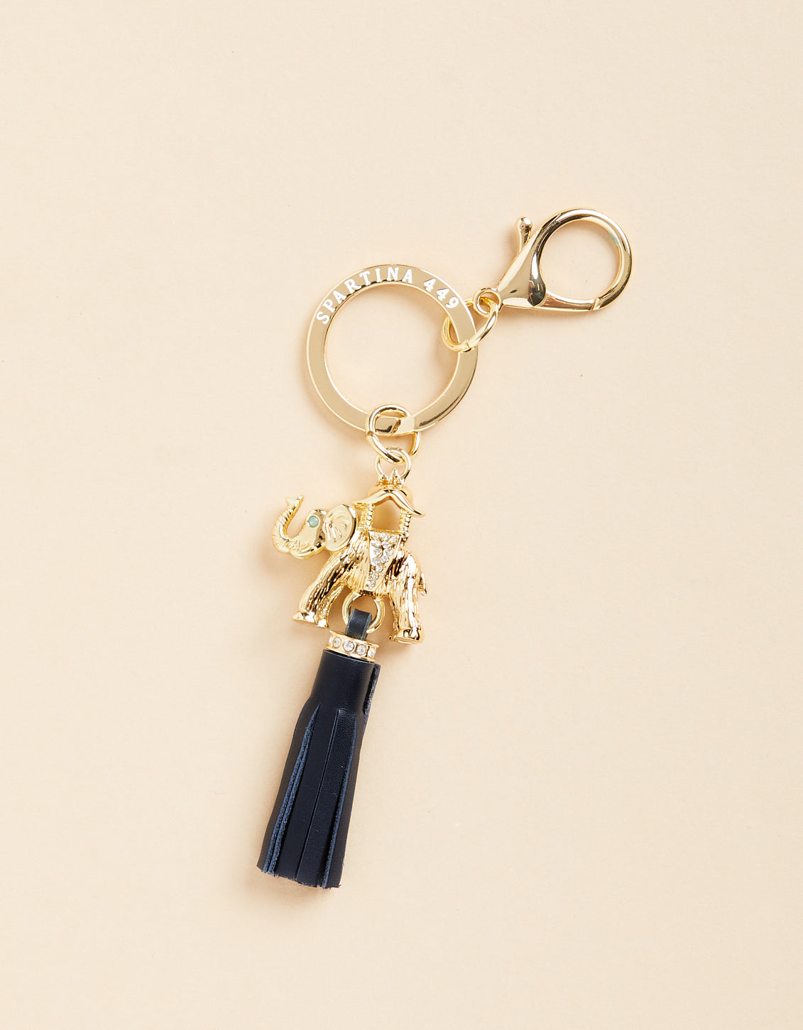  Navy Elephant Keychain