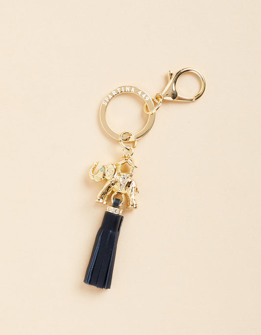  Navy Elephant Keychain