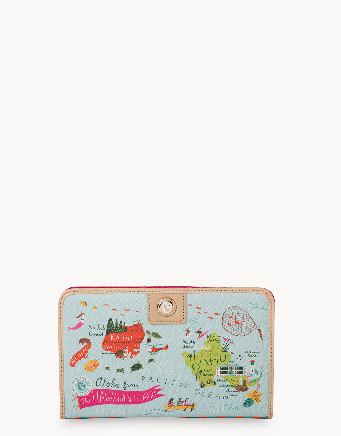  Hawaiian Islands Snap Wallet