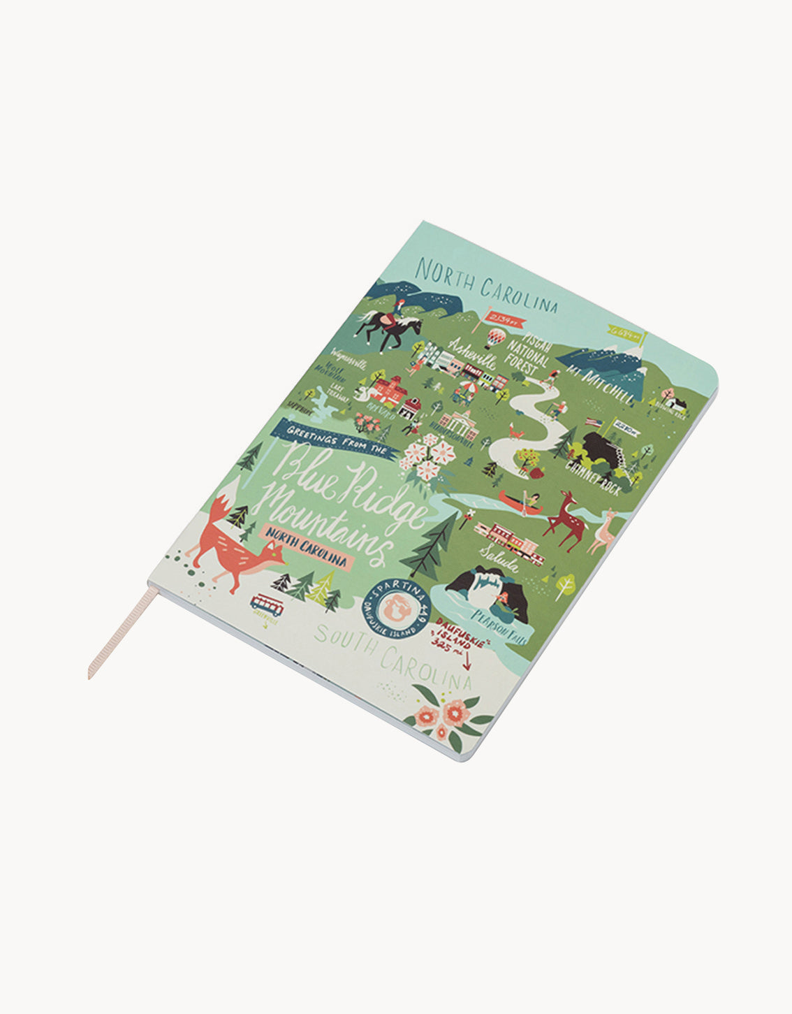  Blue Ridge Mountains Ruled Notebook