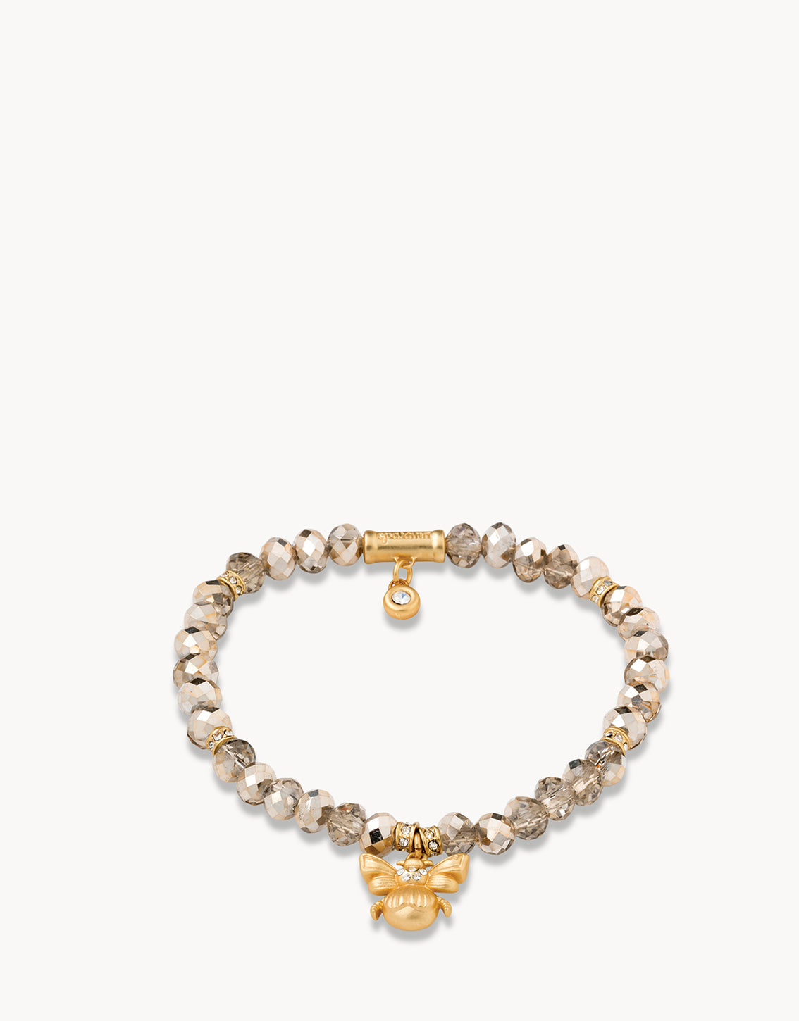 6mm Stretch Bracelet Rose Sparkle/Bee