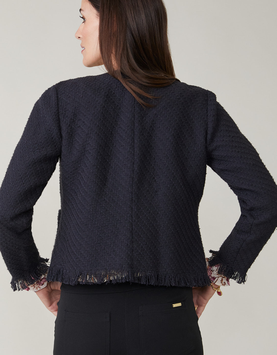  Haigler Tweed Jacket Black