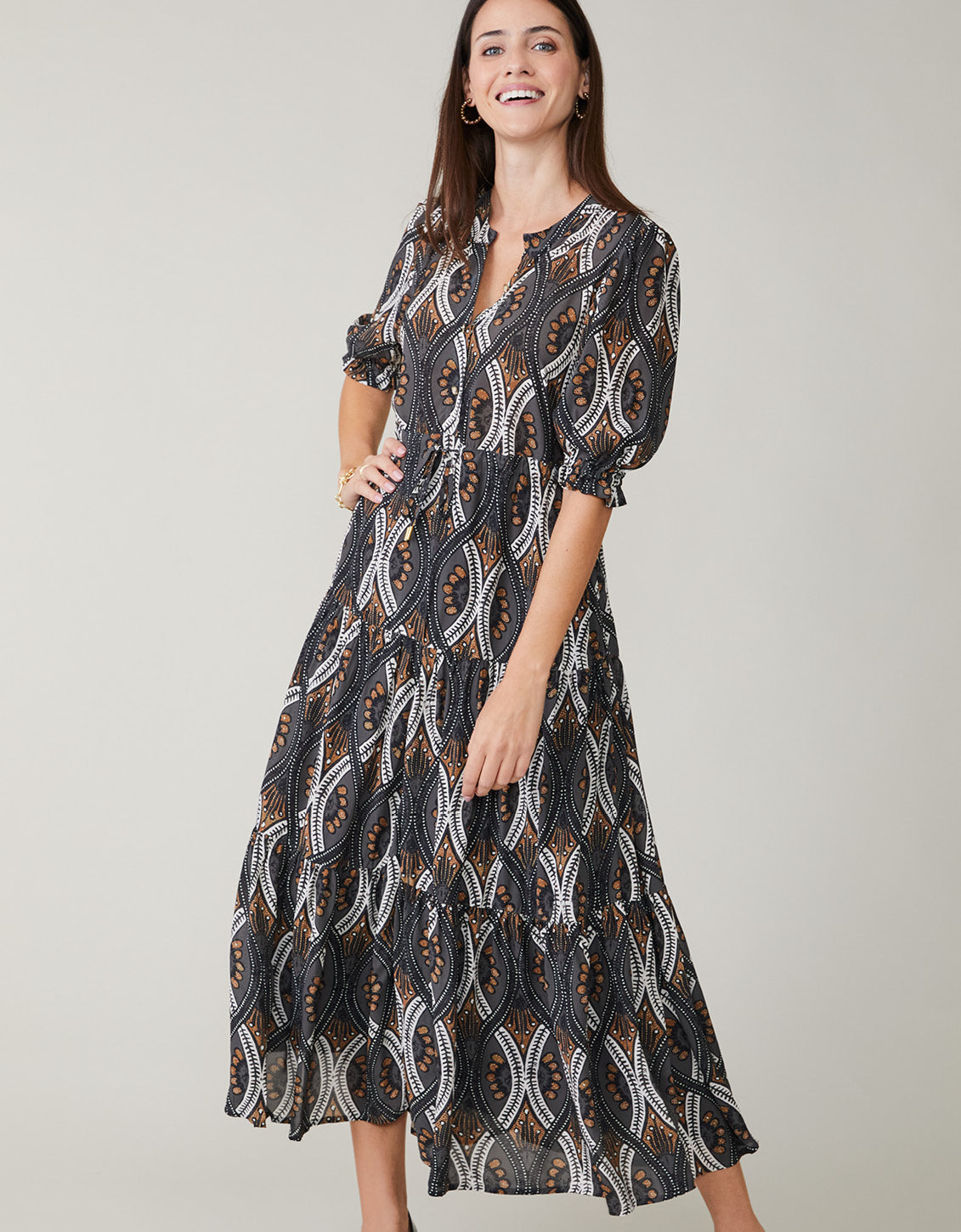  Lynette Midi Dress Harbor River Batik