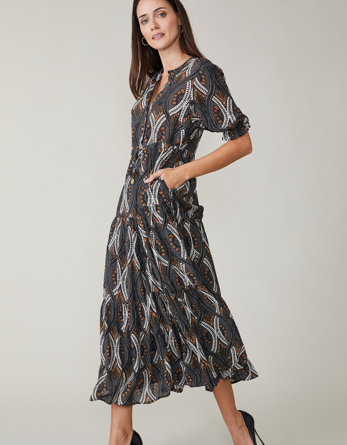  Lynette Midi Dress Harbor River Batik