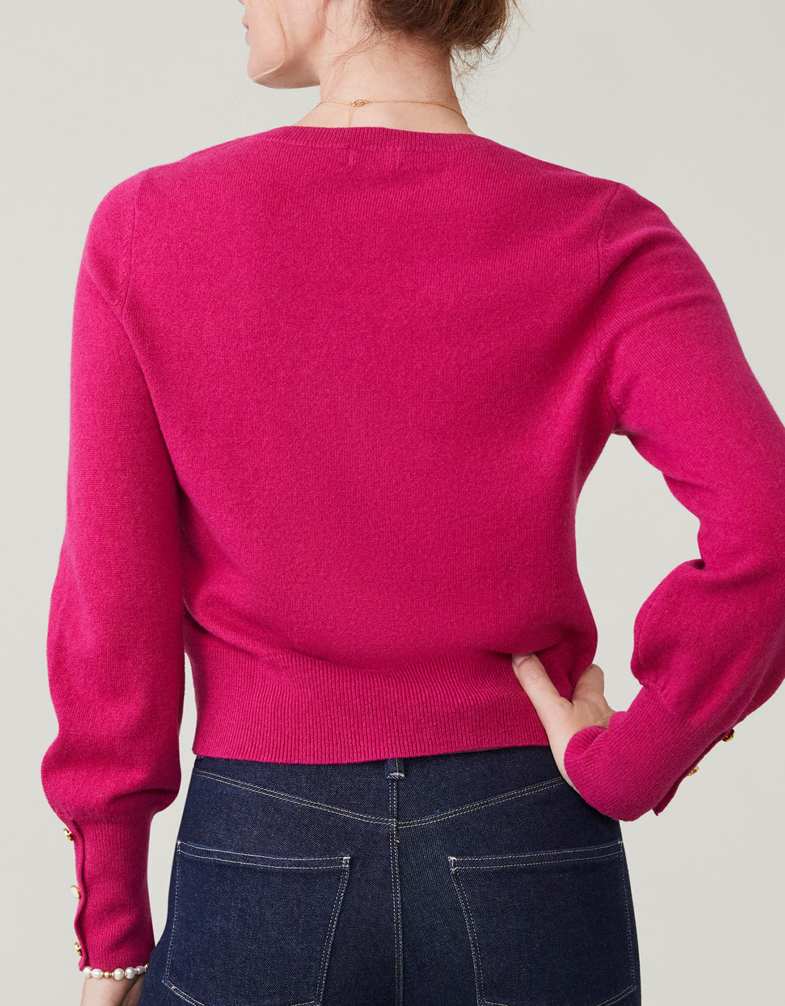  Hayden Cashmere Sweater Sangria