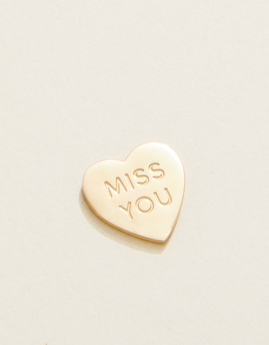  Mini Heart Locket Note Miss You