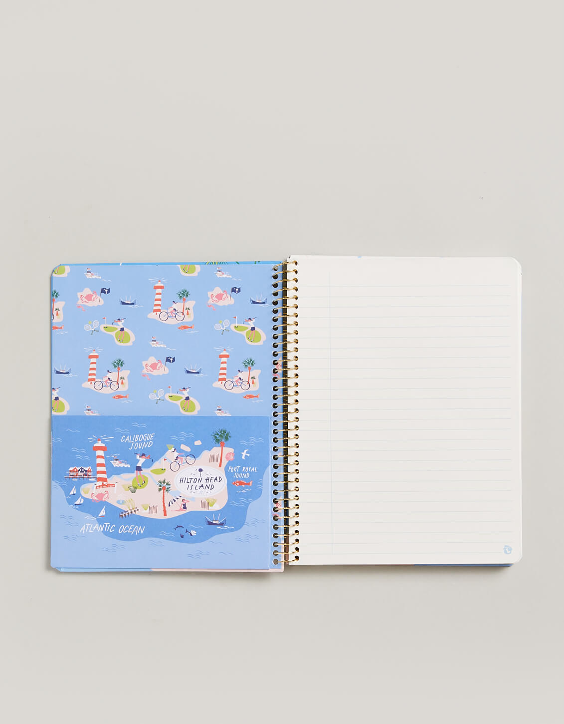  Hilton Head Ruled Notebook 6.5x8.5