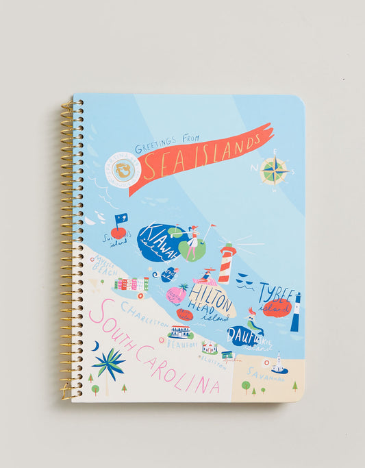  Sea Islands Ruled Notebook 6.5x8.5