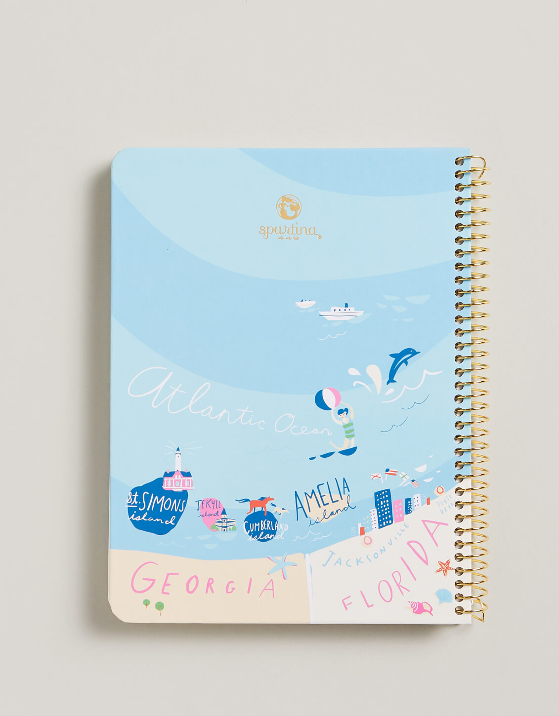  Sea Islands Ruled Notebook 6.5x8.5