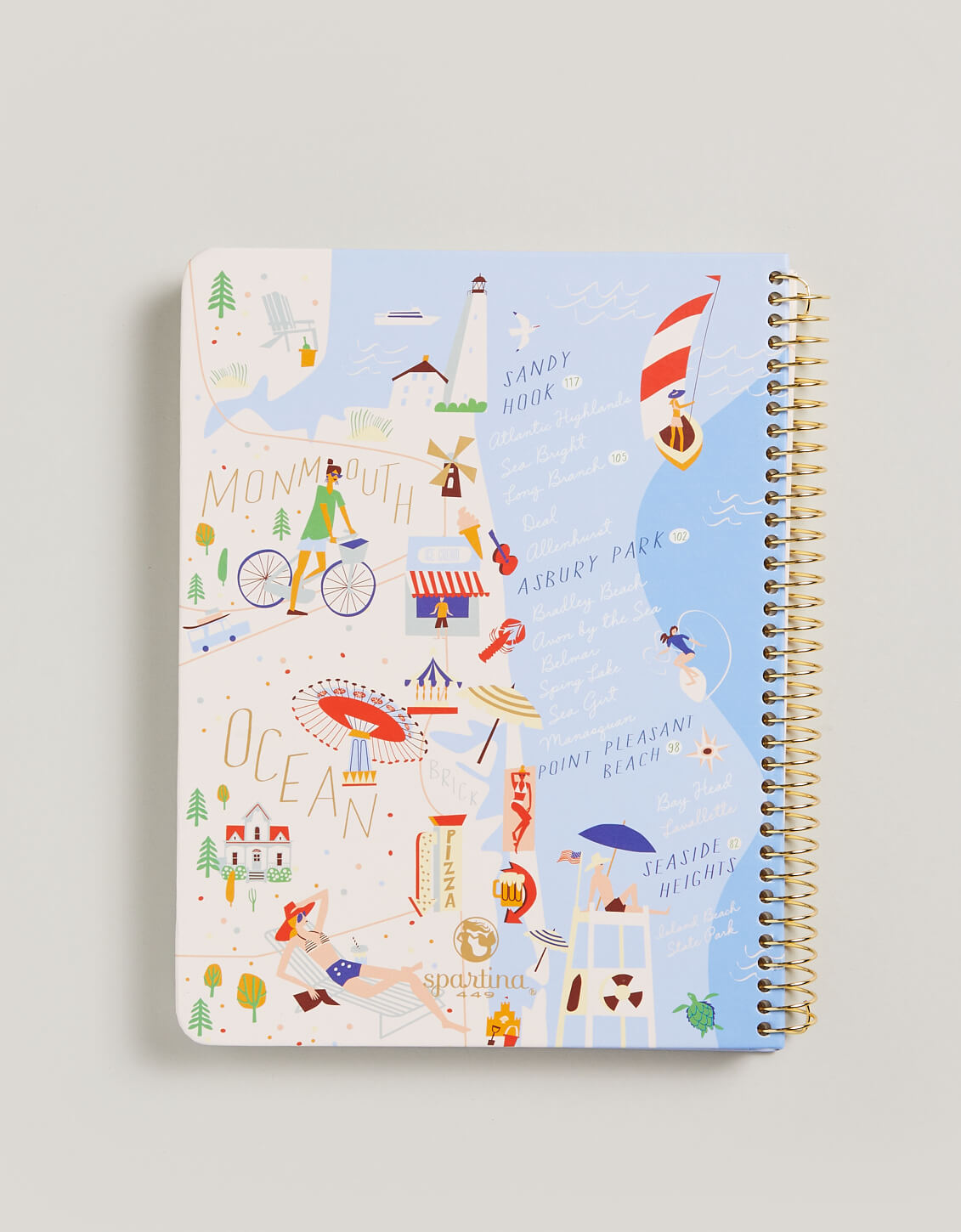  Down The Shore Ruled Notebook 6.5x8.5