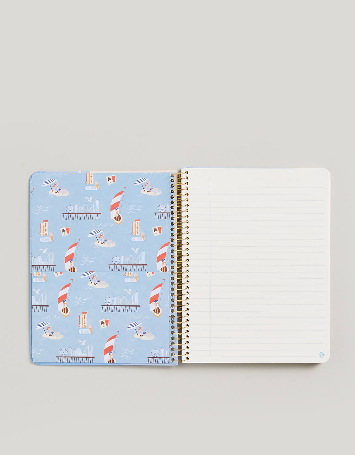  Down The Shore Ruled Notebook 6.5x8.5