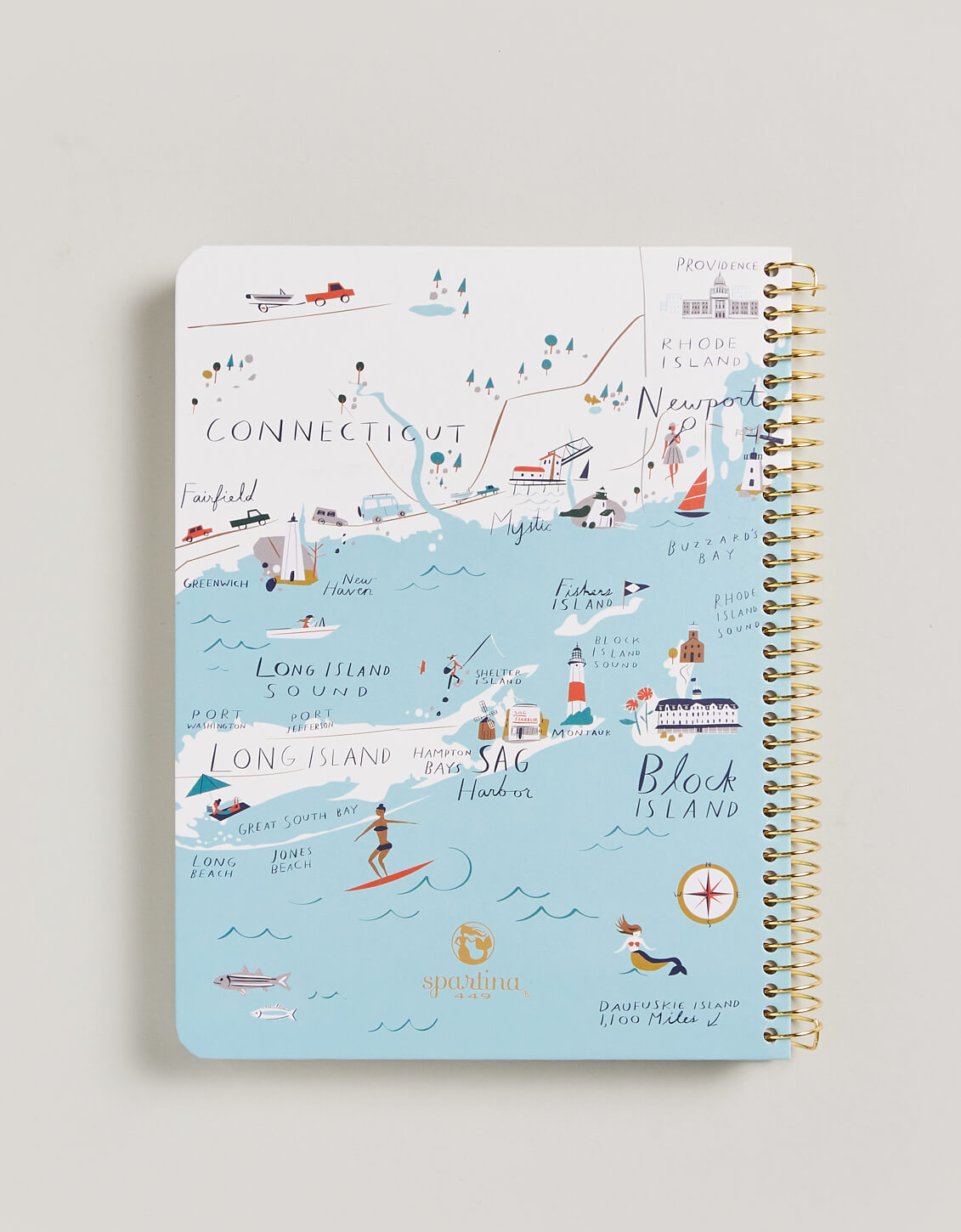  Northeastern Harbors Ruled Notebook 6.5x8.5