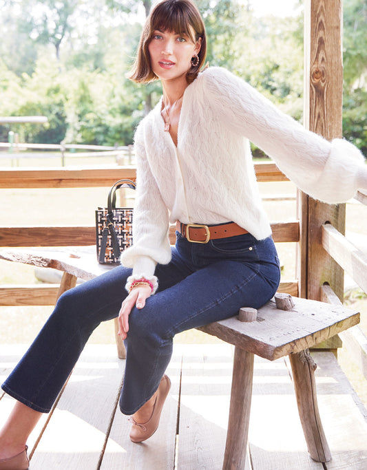  Nadine Cardigan Eggnog