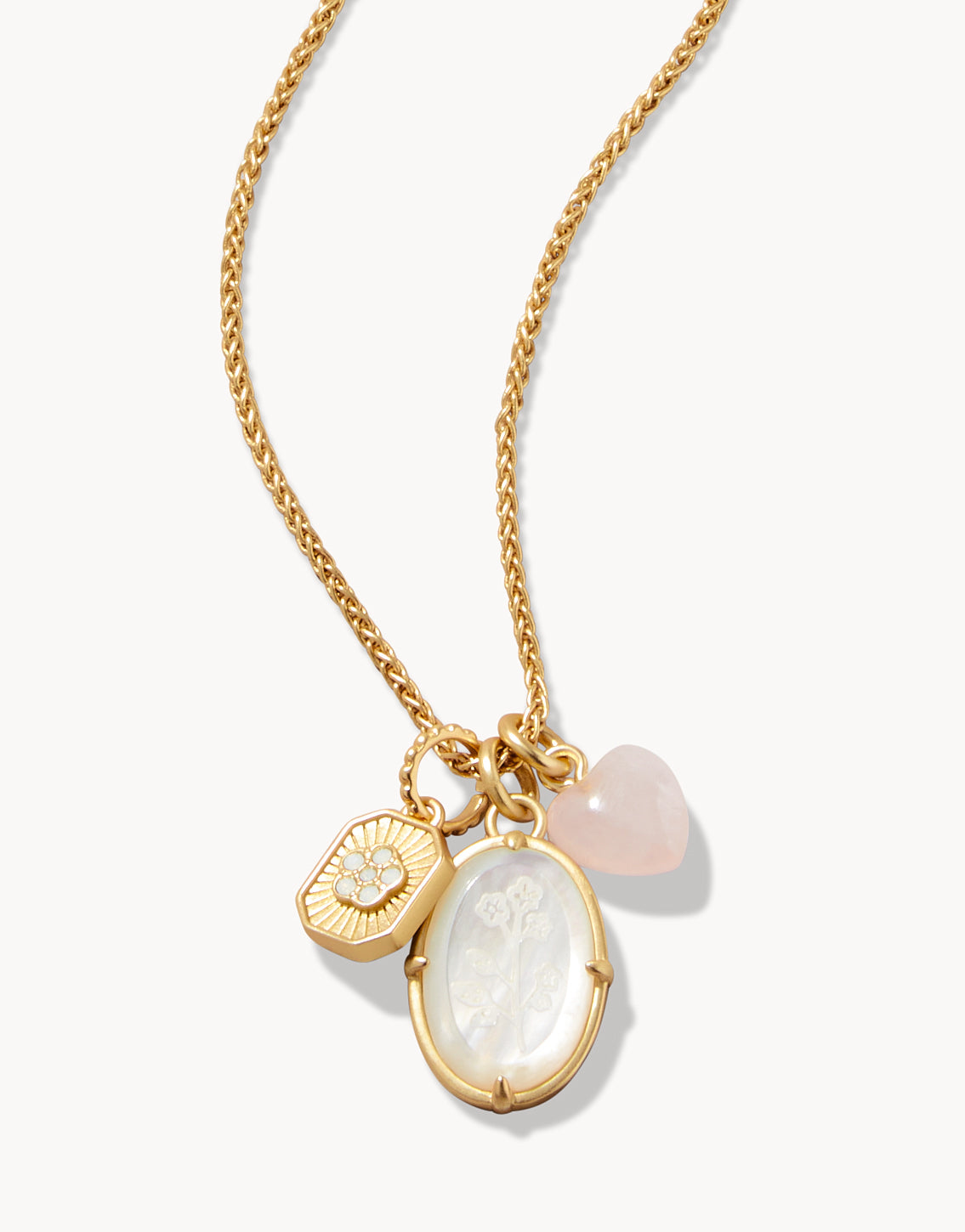  Forget Me Not Charm Necklace