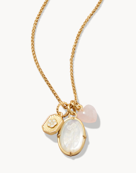  Forget Me Not Charm Necklace