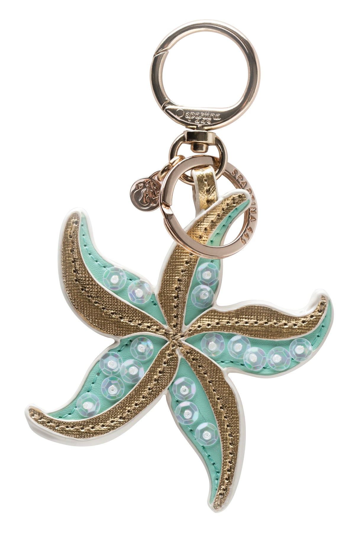  Keychain Blue Starfish
