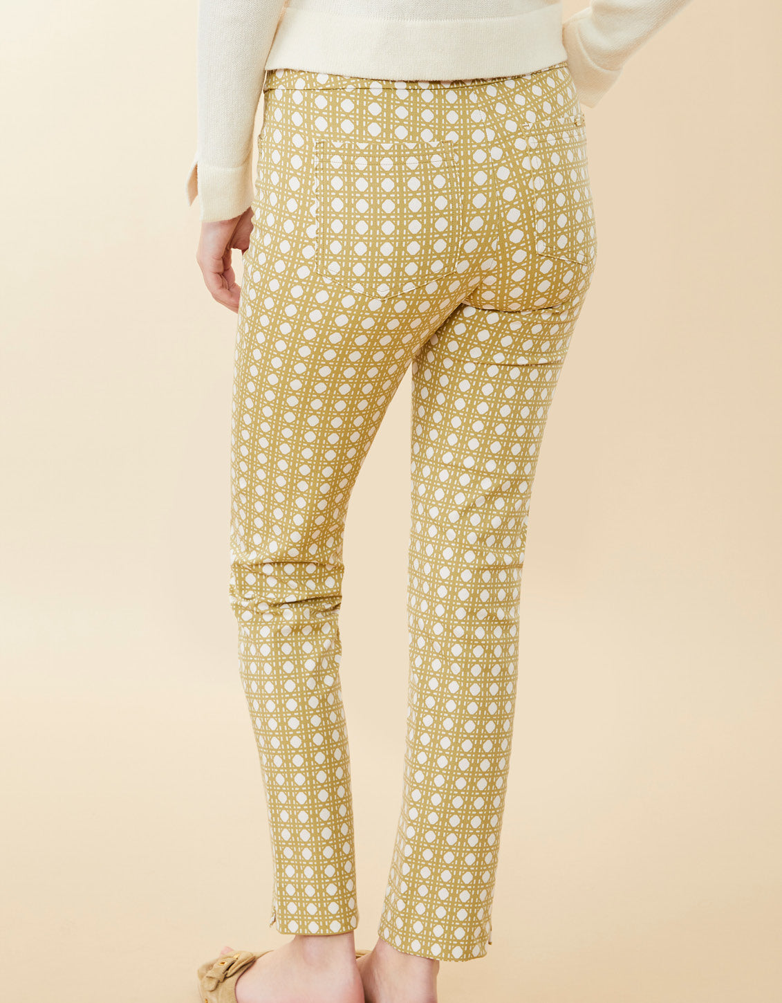  Maren Pull-On Pant Calm Waters Khaki Cane