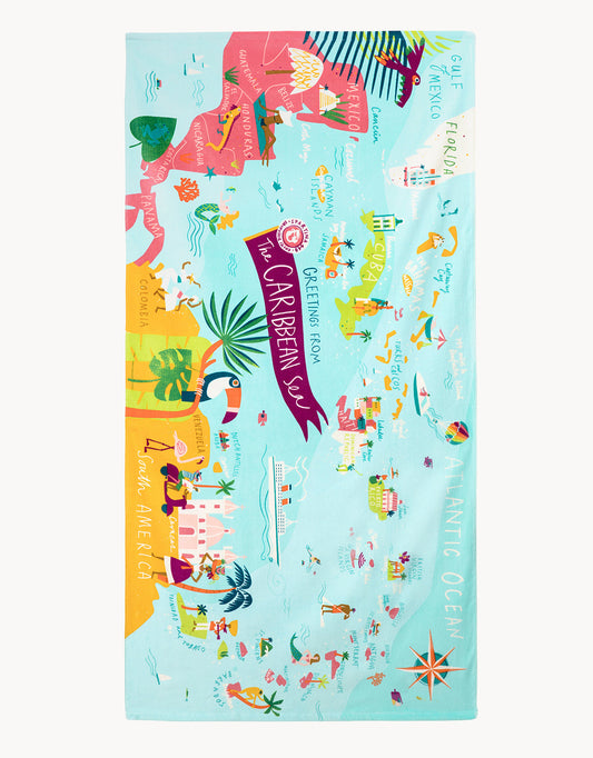  Caribbean Beach Towel