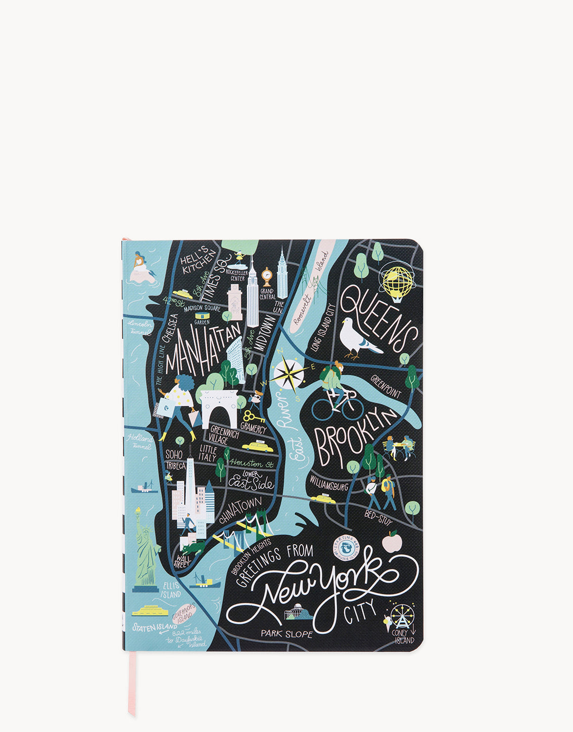  Ruled Notebook New York City 5x7