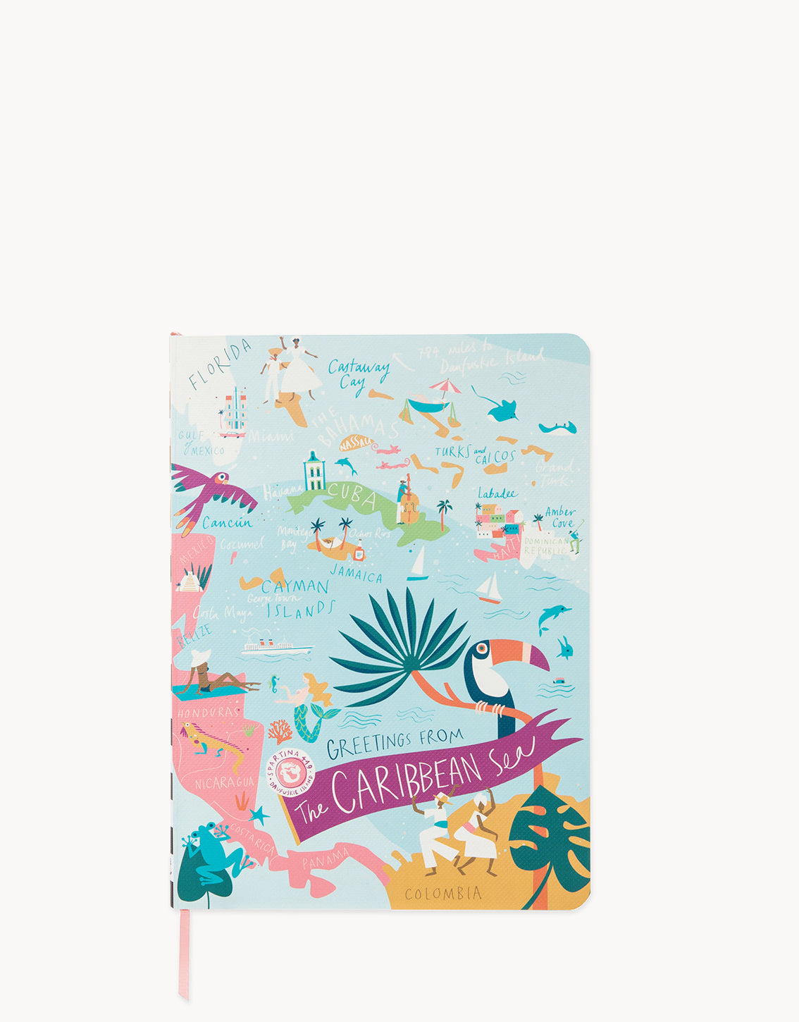  Ruled Notebook Caribbean 5x7