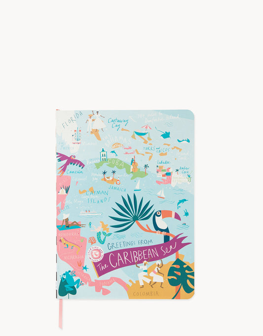  Ruled Notebook Caribbean 5x7