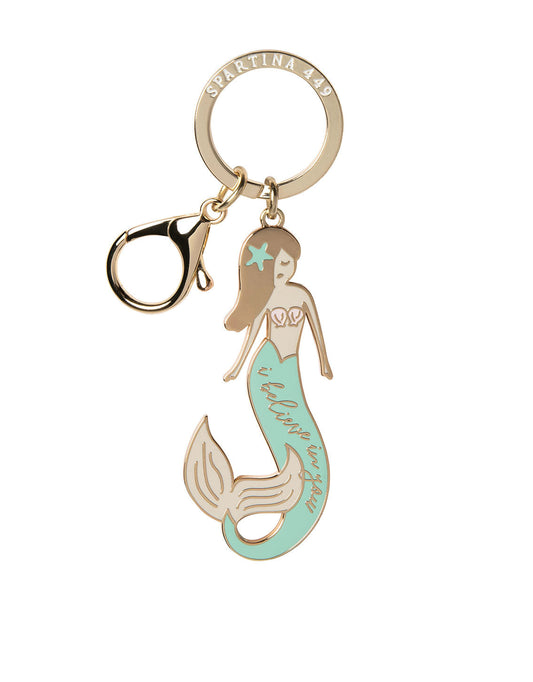  Enamel Keychain Mermaid Believe