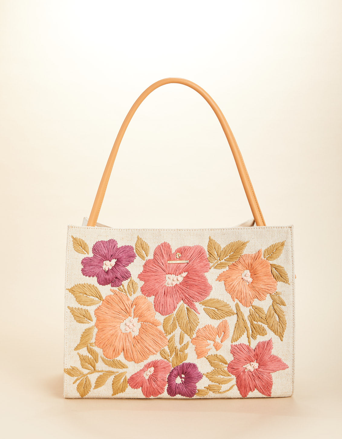  Piper Raffia Tote Multi