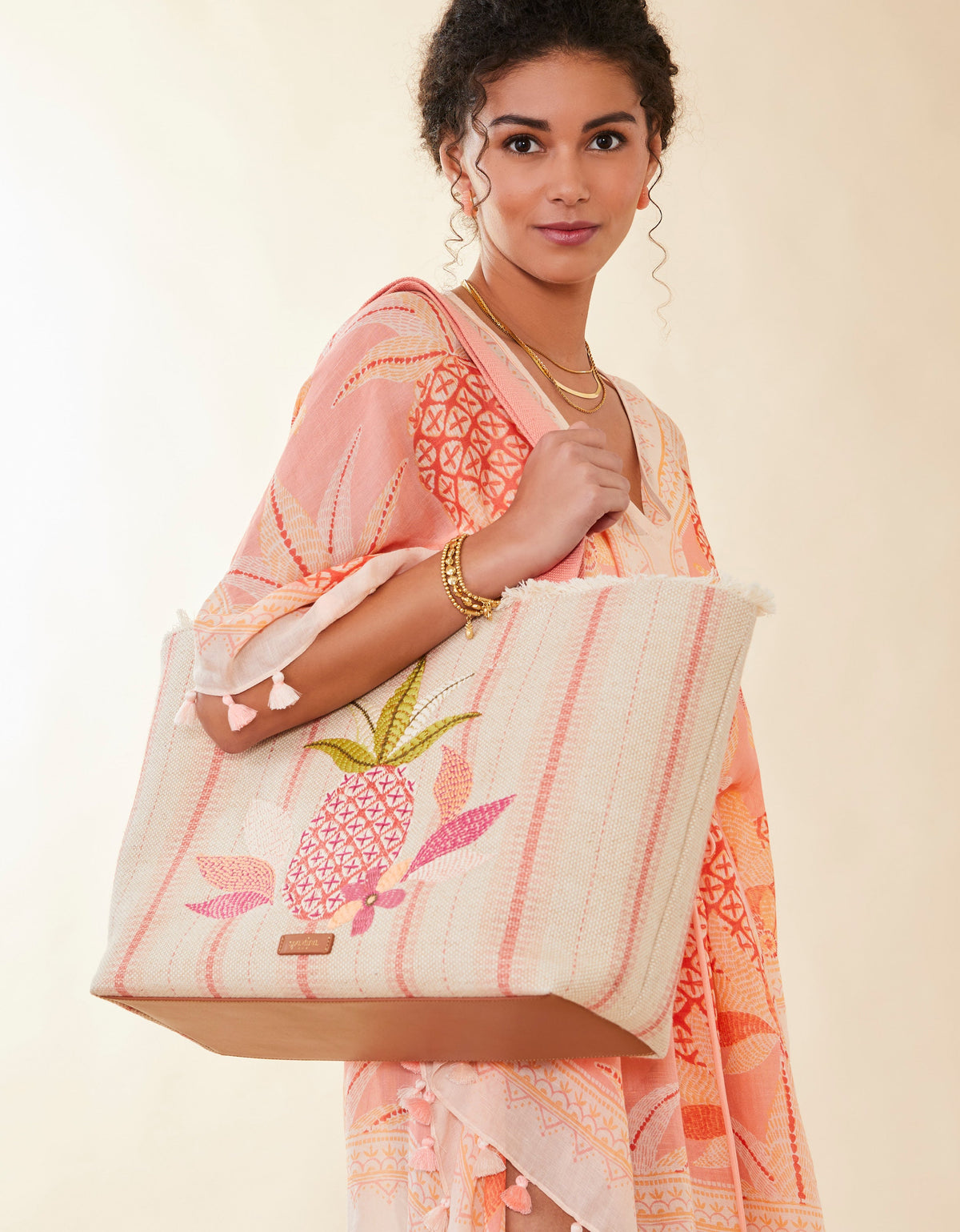  Beach Tote Callawassie Pineapple