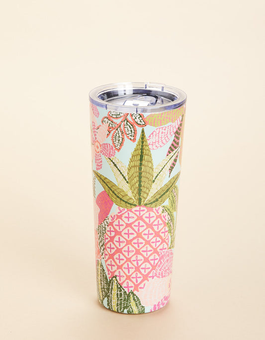  Stainless Steel Drink Tumbler 22 Oz. Callawassie Pineapple