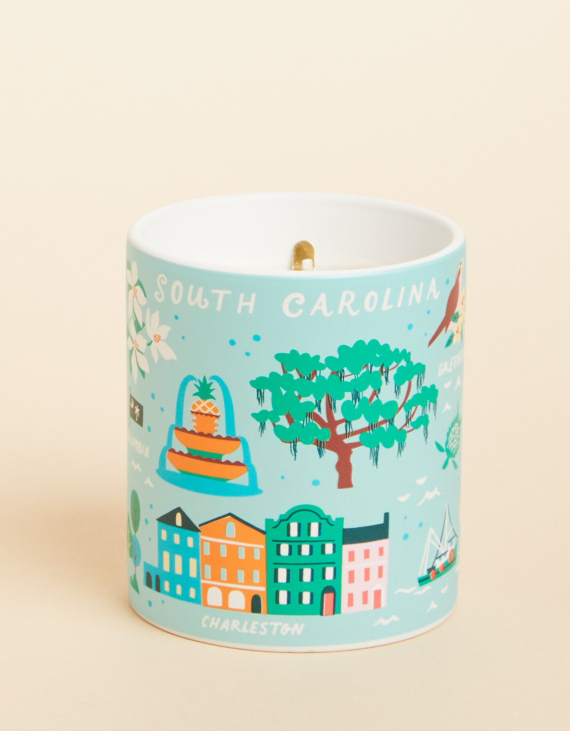  Greetings From Candle 12oz. South Carolina/Atlantic Breeze