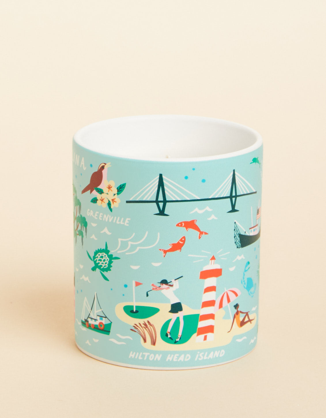  Greetings From Candle 12oz. South Carolina/Atlantic Breeze