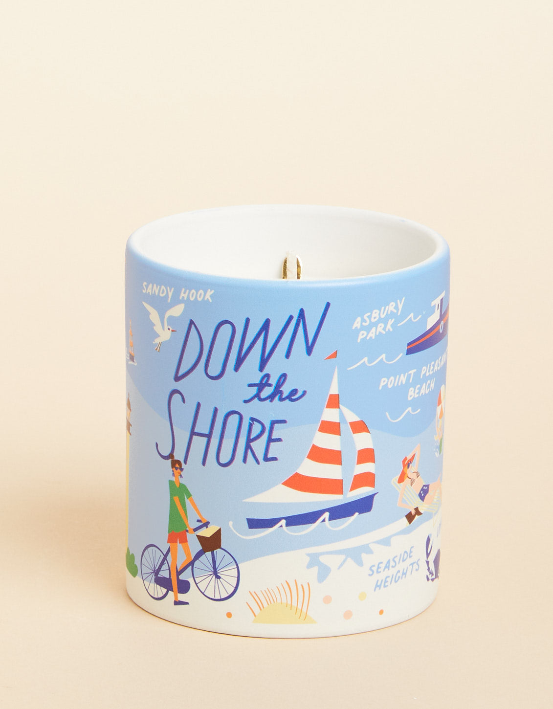  Greetings From Candle 12oz. Down The Shore/Atlantic Breeze