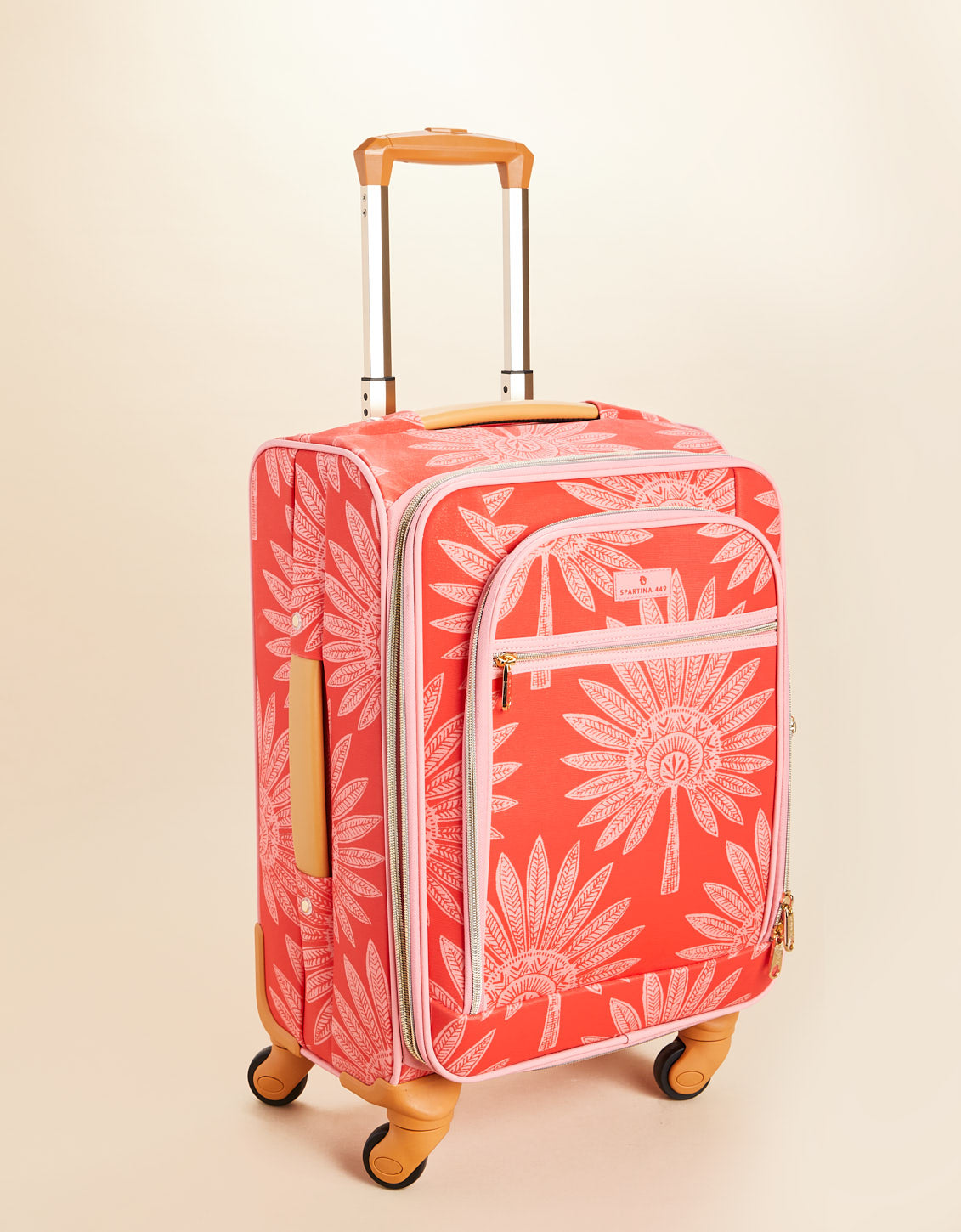  20" Expandable Rolling Suitcase Palmetto Frond