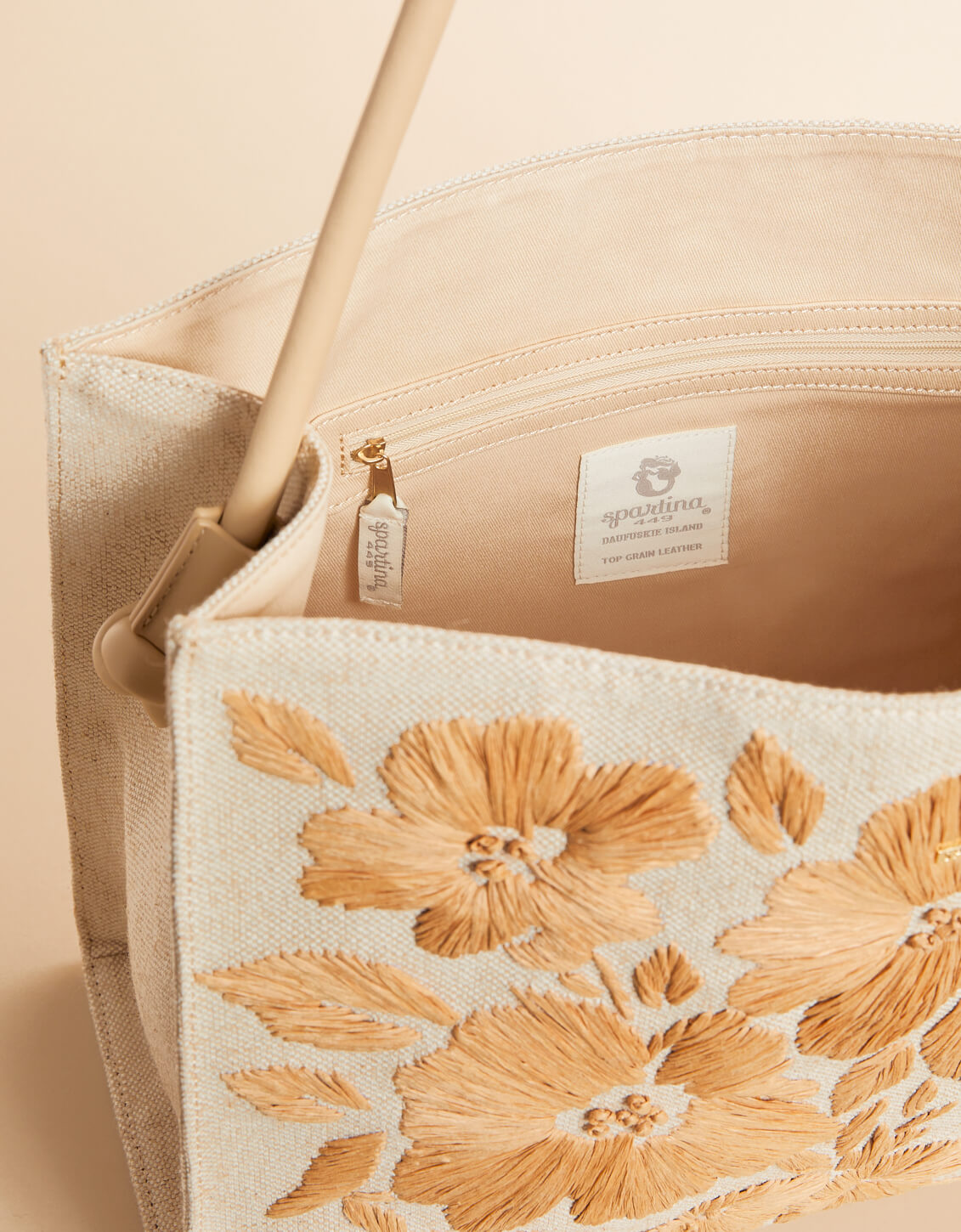  Piper Straw Tote Calm Waters