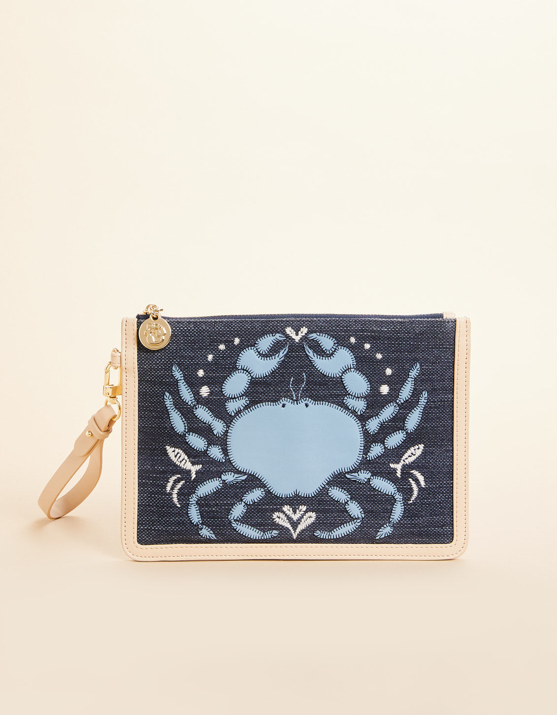  Applique Wristlet Hamilton Crab
