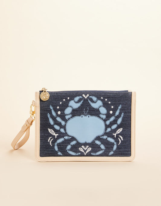  Applique Wristlet Hamilton Crab