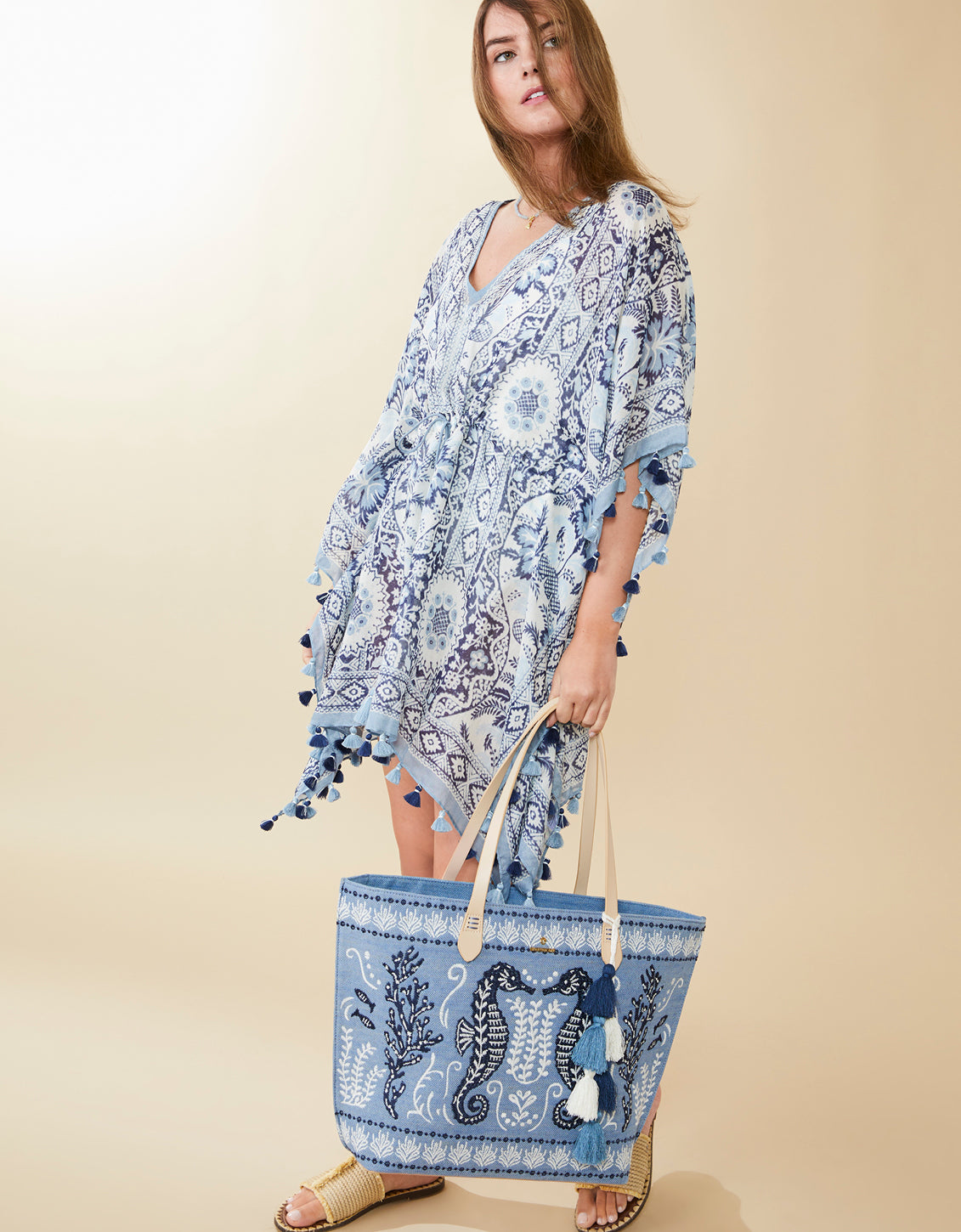  Fiesta Tote Hamilton Seahorse