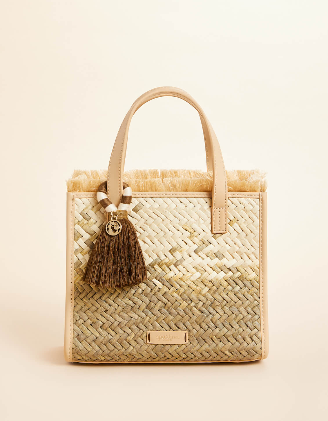  Straw Dune Satchel Calm Waters