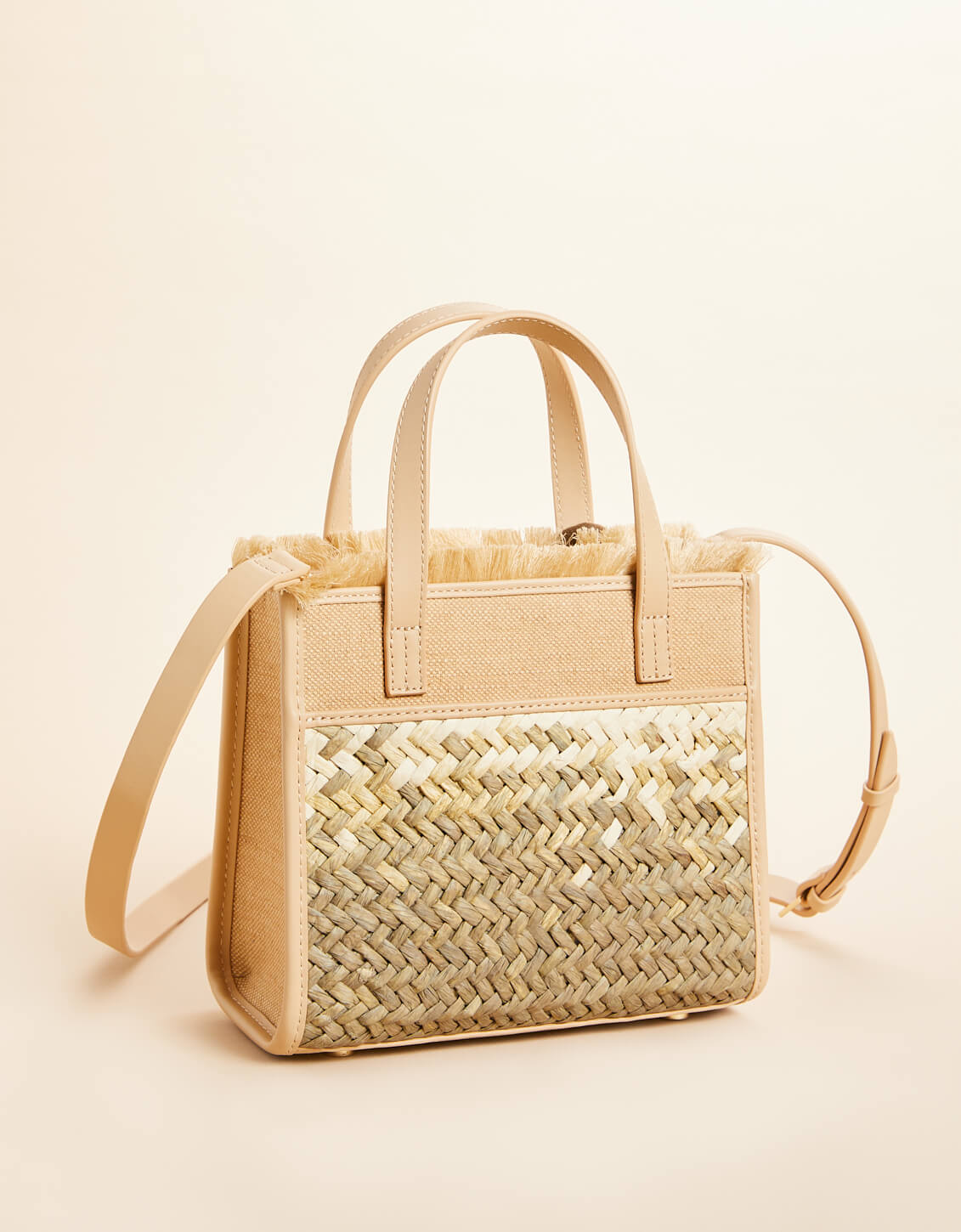  Straw Dune Satchel Calm Waters