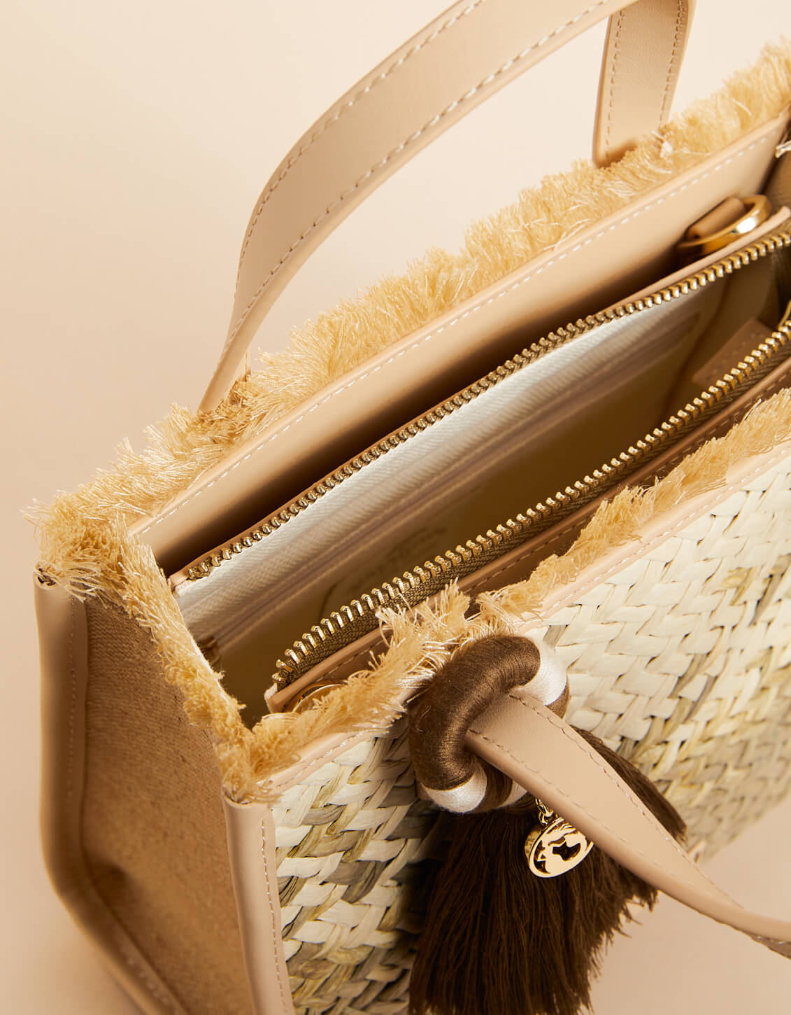  Straw Dune Satchel Calm Waters