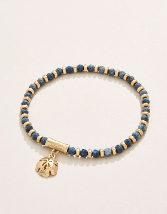  Calm Waters Stretch Bracelet 4mm Blue