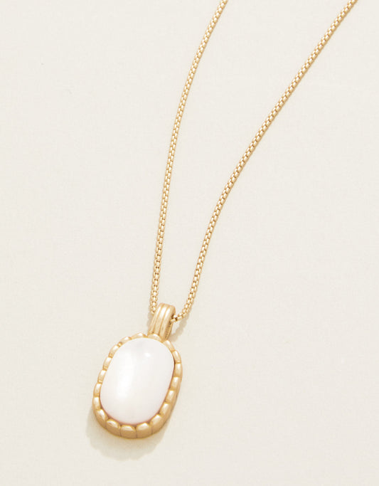  Nara Petite Necklace 17" Mother-of-Pearl
