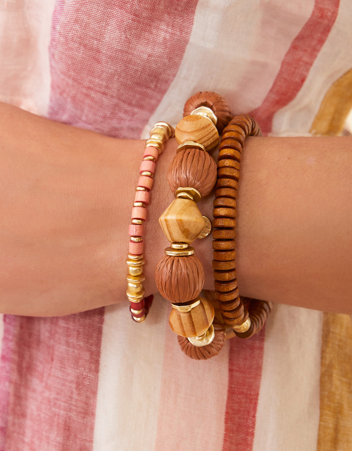  Bahia Stretch Bracelet Brown