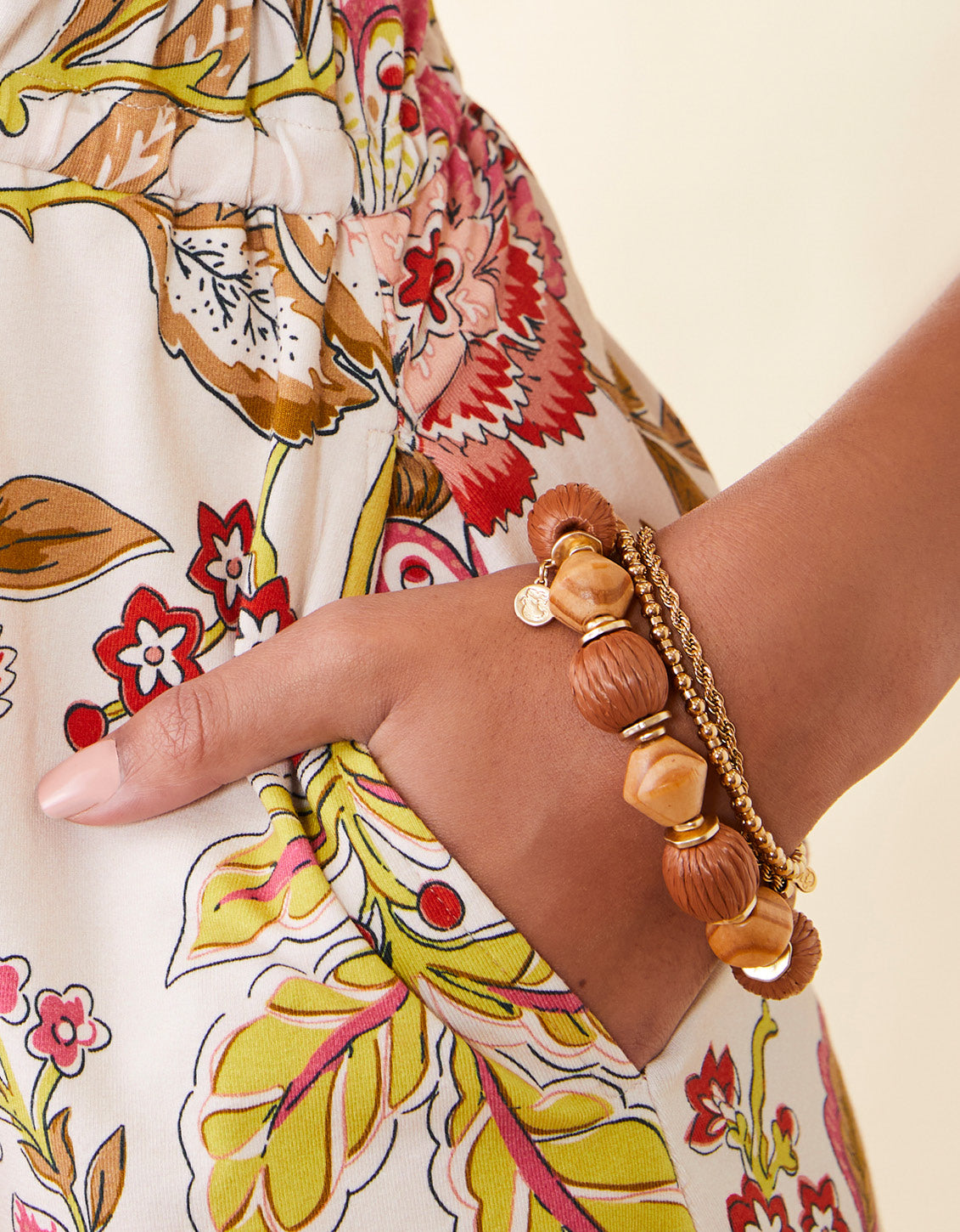  Bahia Stretch Bracelet Brown