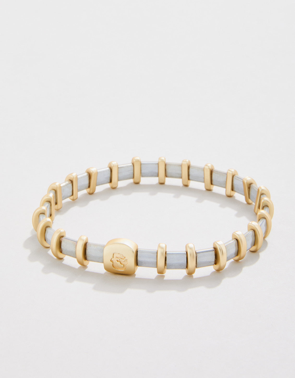  Lila Stretch Bracelet Silver